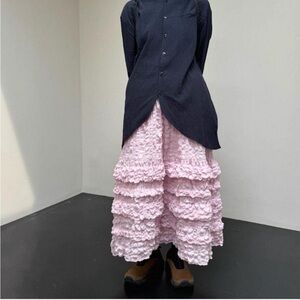 Pink Ruffled Skirt